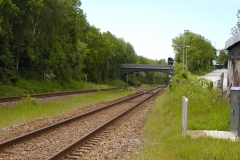 Jernbanen ved Mundelstrup Stationsby